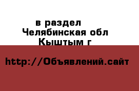  в раздел :  . Челябинская обл.,Кыштым г.